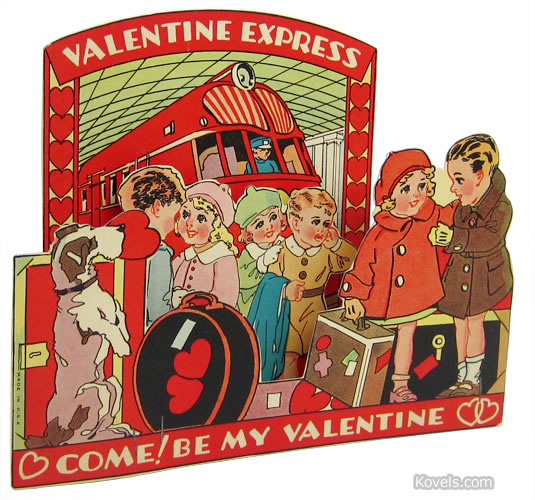 vintage pop open valentine card valentine express come be my valentine