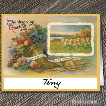 Free Thanksgiving Place Cards
