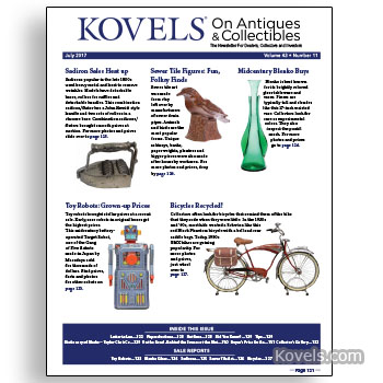 Kovels on Antiques & Collectibles July 2017 newsletter