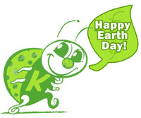 Earth Day Collecting Bug